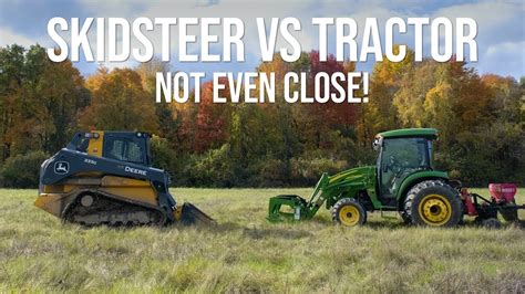 backyard skid steer|skid steer vs tractor.